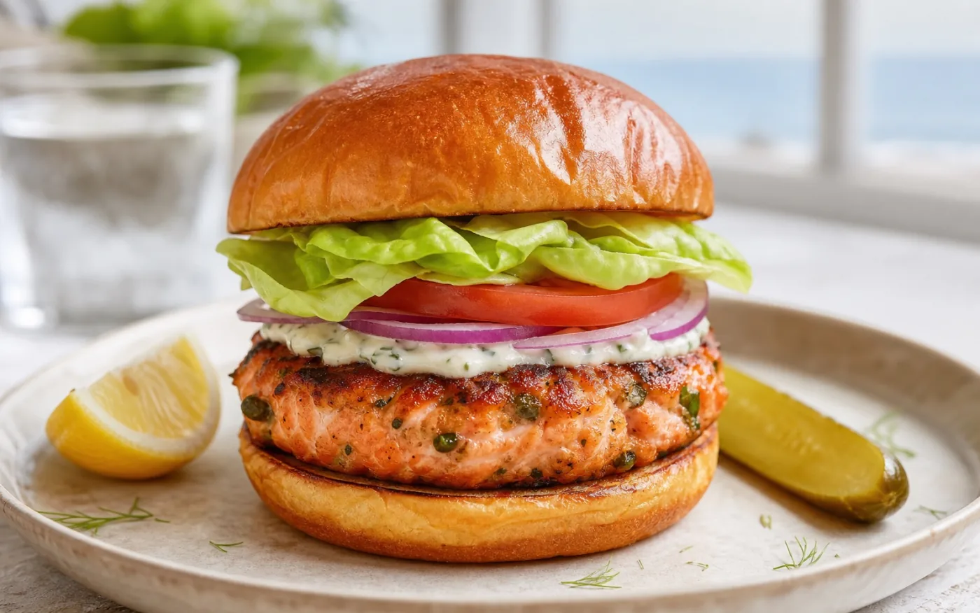 Alaska Salmon Burger