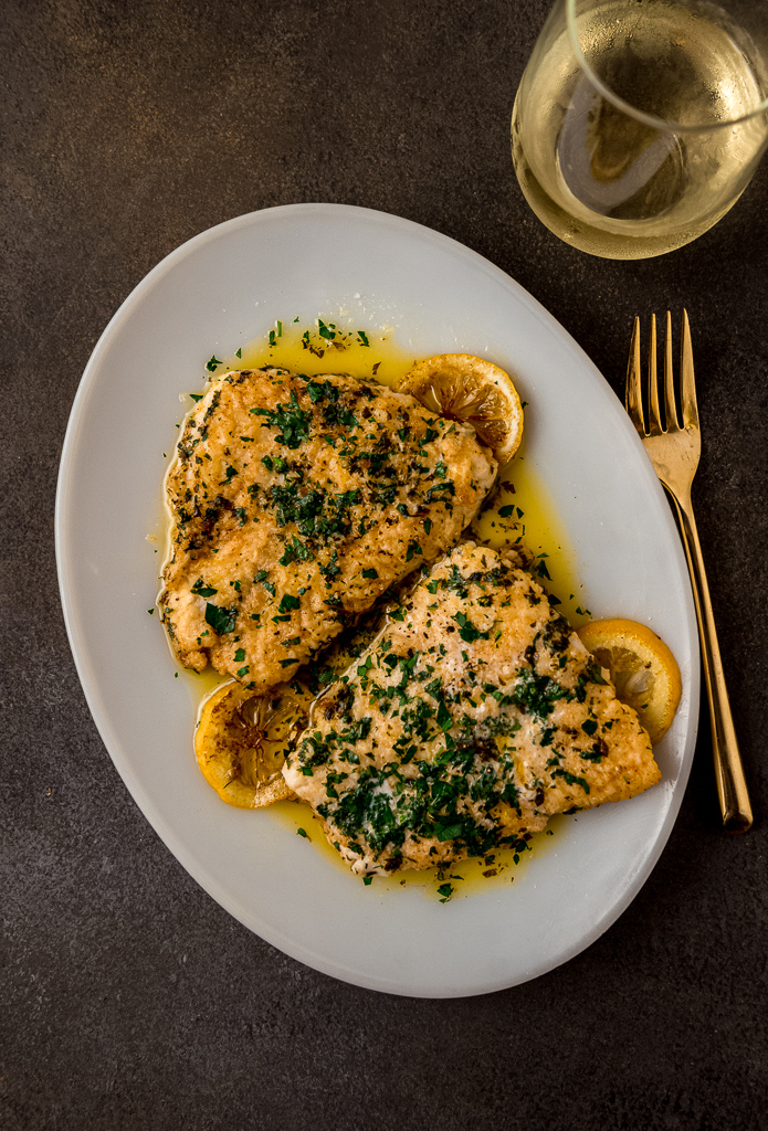 Crispy Baked Lingcod and Chips