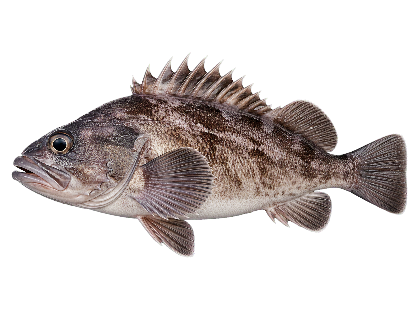 Dusky rockfish side profile